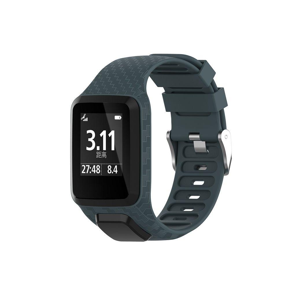 BTLIMER Dây Đeo Thay Thế Chất Liệu Silicon Màu Trơn Cho TomTom Runner 2 3 Spark 3 Adventurer GPS