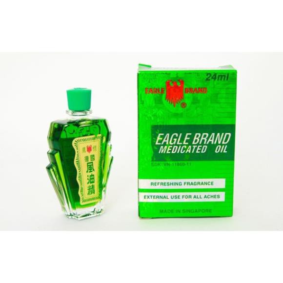 Dầu Gió Xanh Mỹ - Eagle Brand Medicated Oil