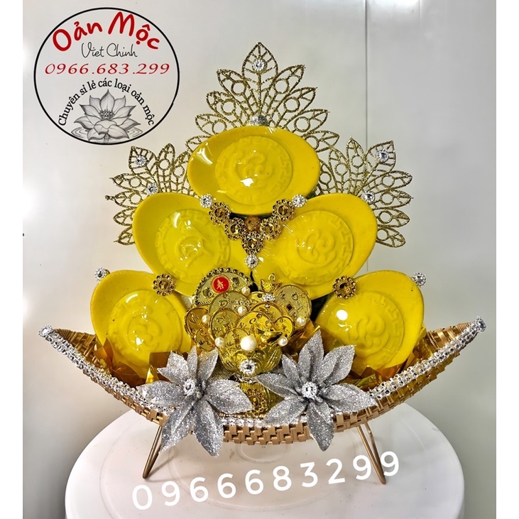 Oản dâng lễ - Thuyền đồng thỏi vàng