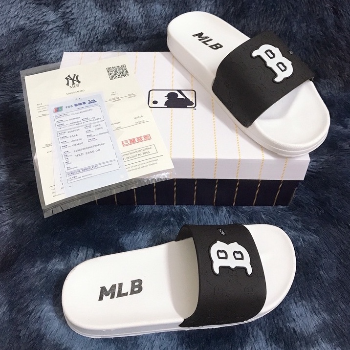 Dép MLB Boston Unisex Quai Ngang Full Box M02