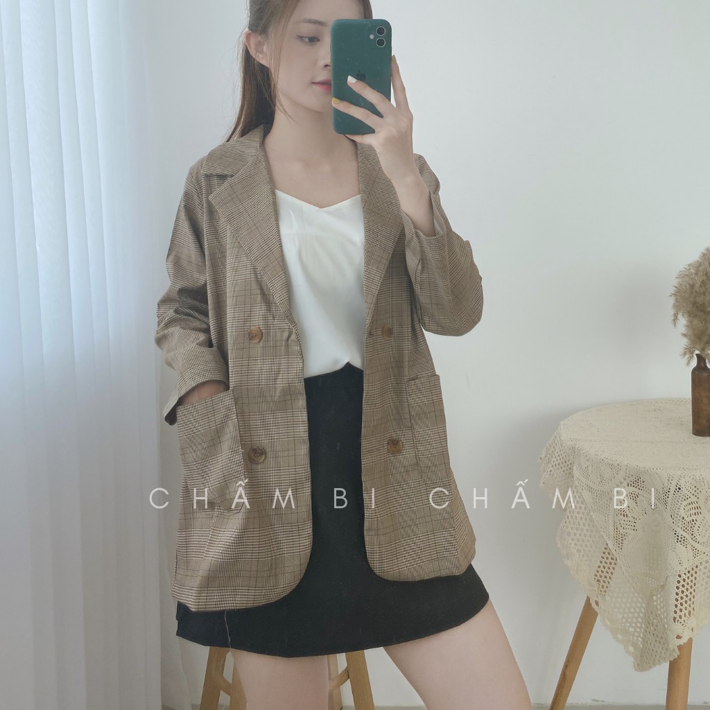 Áo Blazer Vest Nữ Khoác Ngoài Dài Tay Phong Cách Hàn Quốc - A.016 | BigBuy360 - bigbuy360.vn