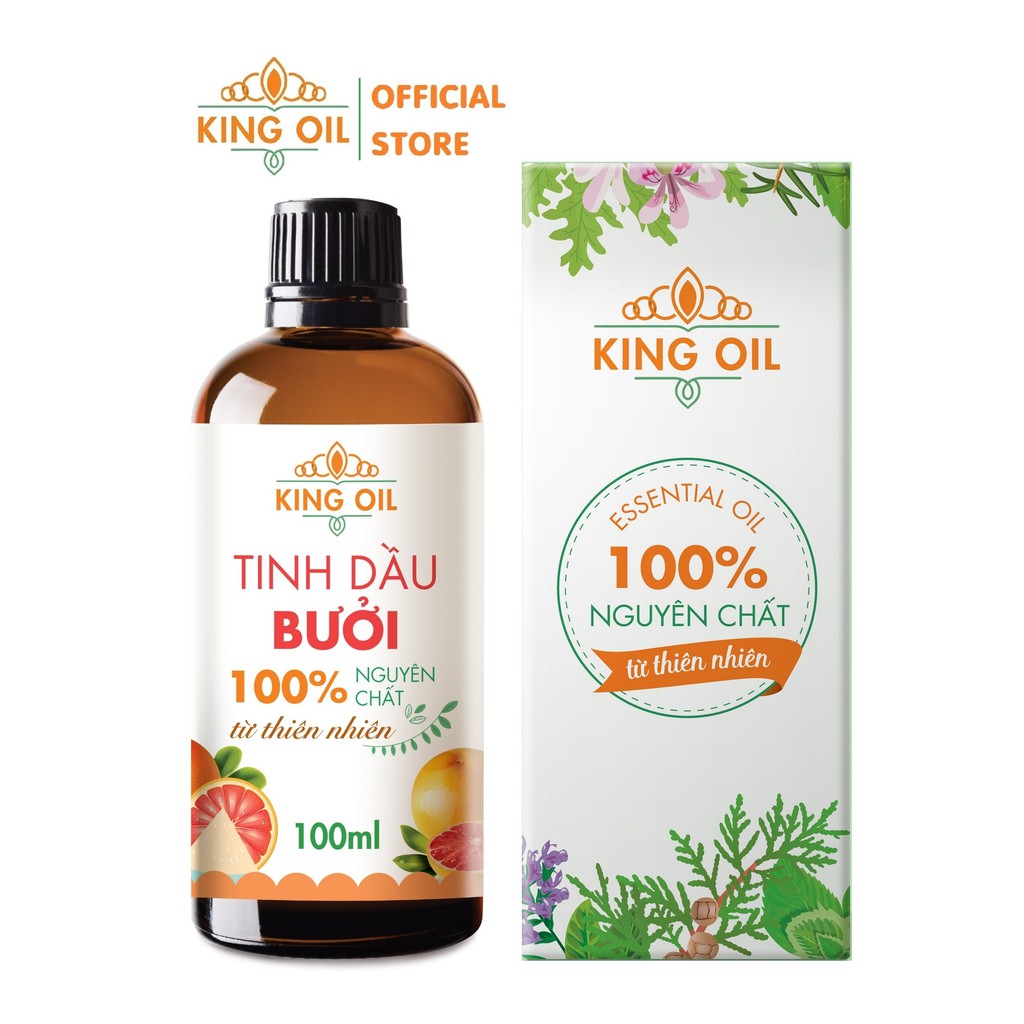 Tinh dầu bưởi nguyên chất từ vỏ bưởi, giúp chăm sóc tóc chắc khỏe, ống mượt, kích thích mọc tóc