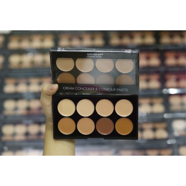 Kem che khuyết điểm - tạo khối 8 ô CITY COLOR 