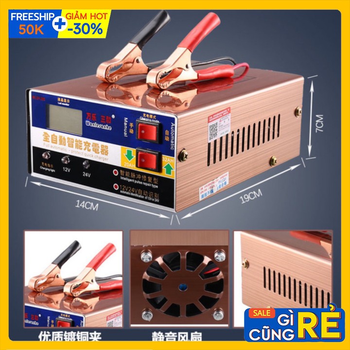 Máy Nạp Ăc Quy 12V và 24V