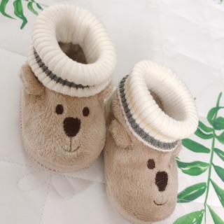 Giày tập đi hình gấu bông cho bé trai và gái