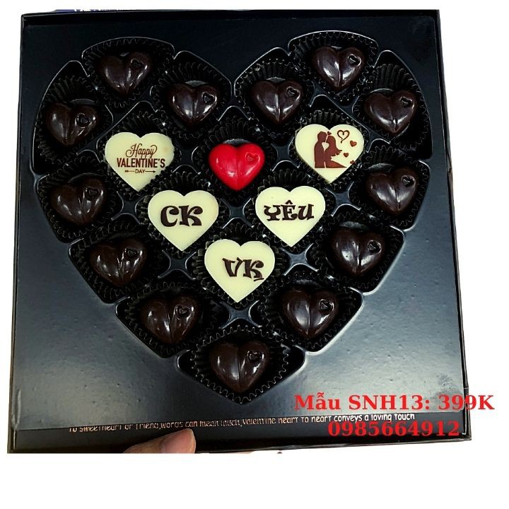 (Viết chữ theo yêu cầu) Socola valentine cao cấp