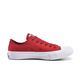 Giày chuck II màu đỏ tươi cổ thấp Nam nữ