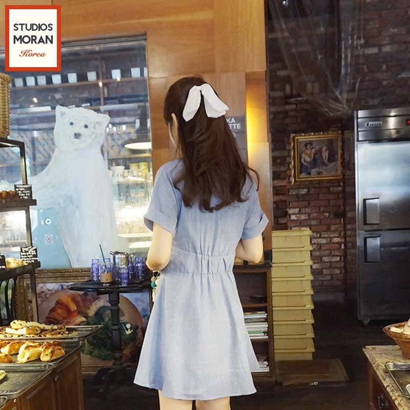 Váy xanh kẻ size M- Kèm ảnh thật | BigBuy360 - bigbuy360.vn