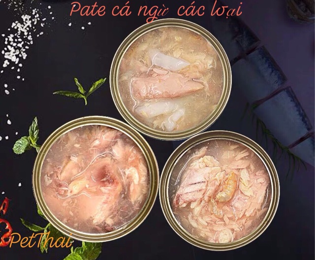 Thức ăn dạng lon cho mèo Tuna các vị 80g