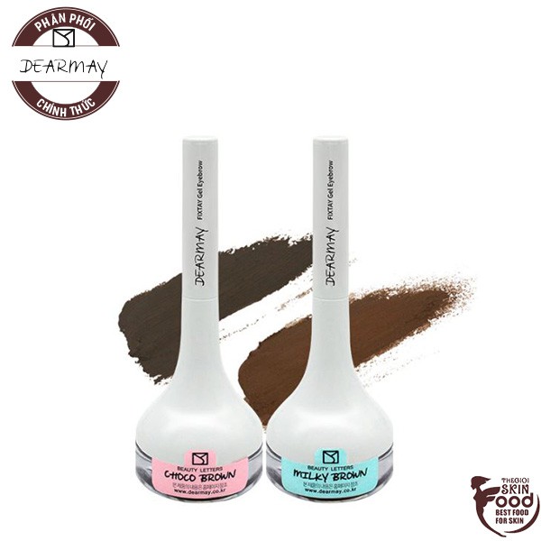 Gel Kẻ Mày Chống Trôi, Chống Nước Dearmay Fixtay Gel