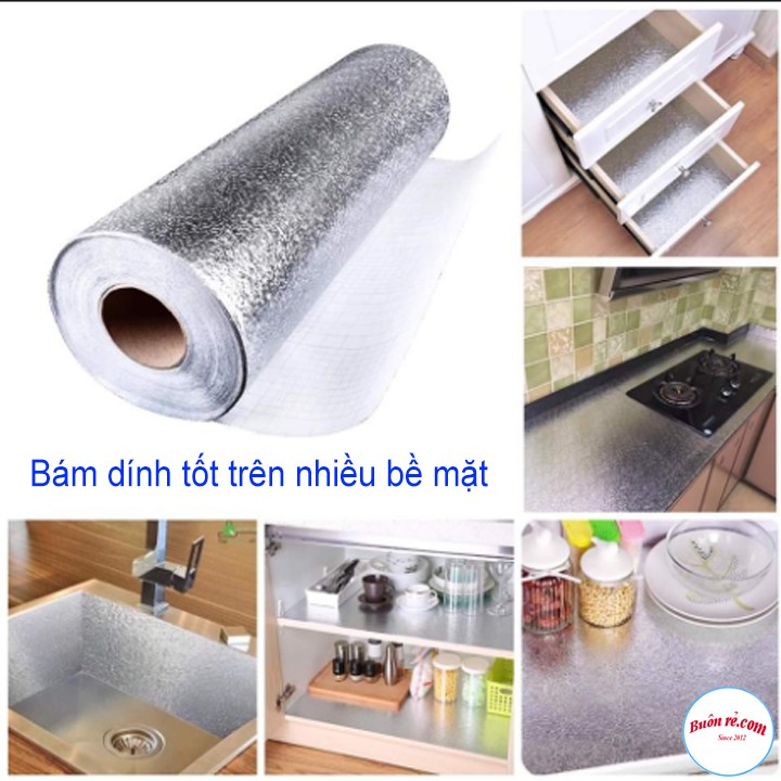 Combo 3 Cuộn giấy dán bếp tráng nhôm chịu nhiệt tốt br00462