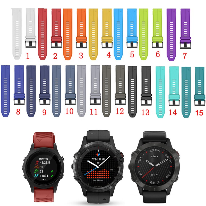 GARMIN Dây Đeo Thay Thế Cho Đồng Hồ Thông Minh Garmin Fenix 5 Plus 6 Pro