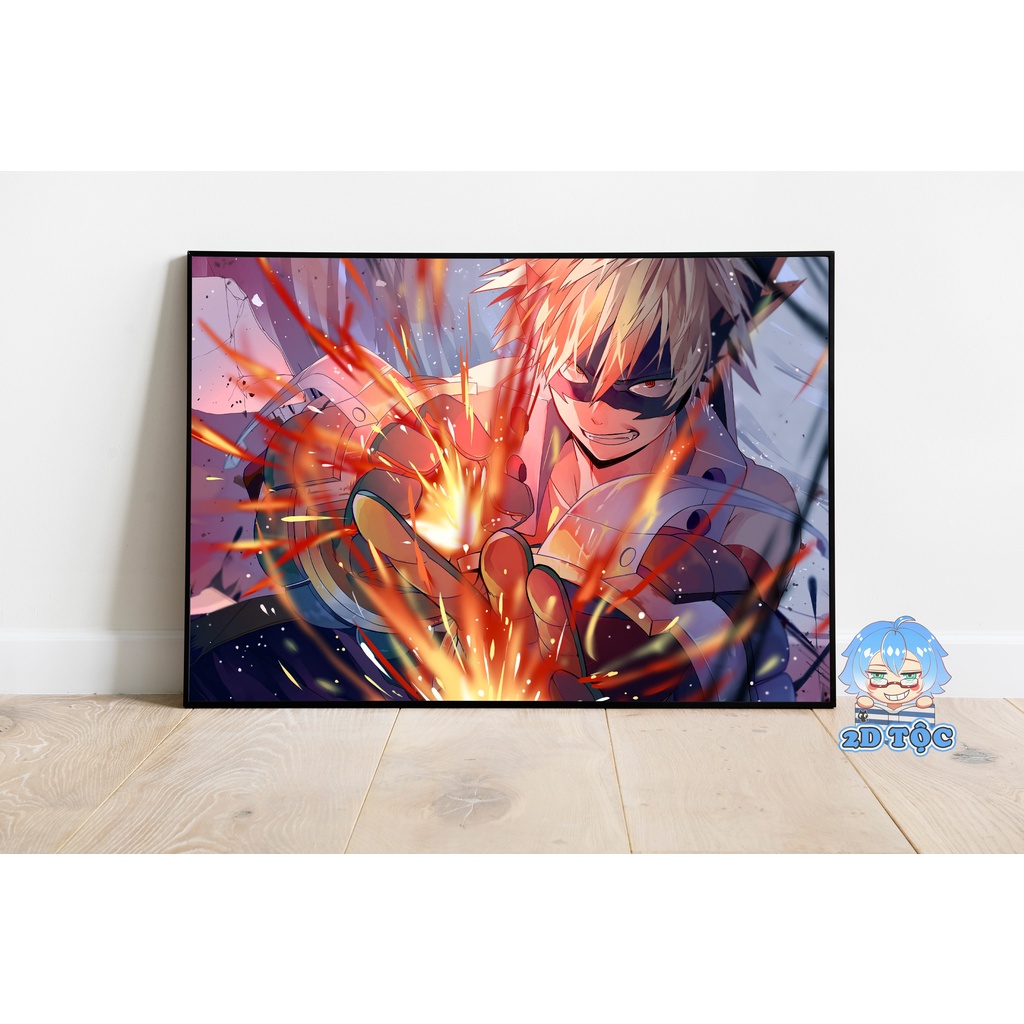 Ảnh poster A3 Bakugo Katsuki (6) Anime Manga Boku no Hero Academia chất liệu giấy cao cấp - 2D Tộc Shop