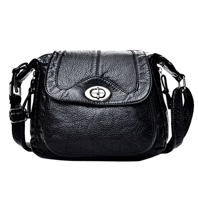 Túi xách nữ vân da cừu khoá xoay siêu hot | BigBuy360 - bigbuy360.vn