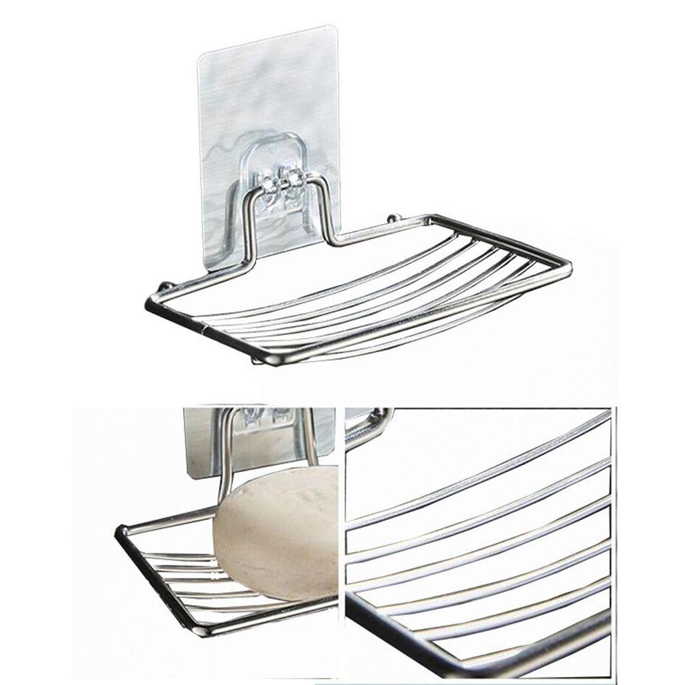 Giá Đỡ Xà Phòng Gắn Tường Bằng Thép Không Gỉ