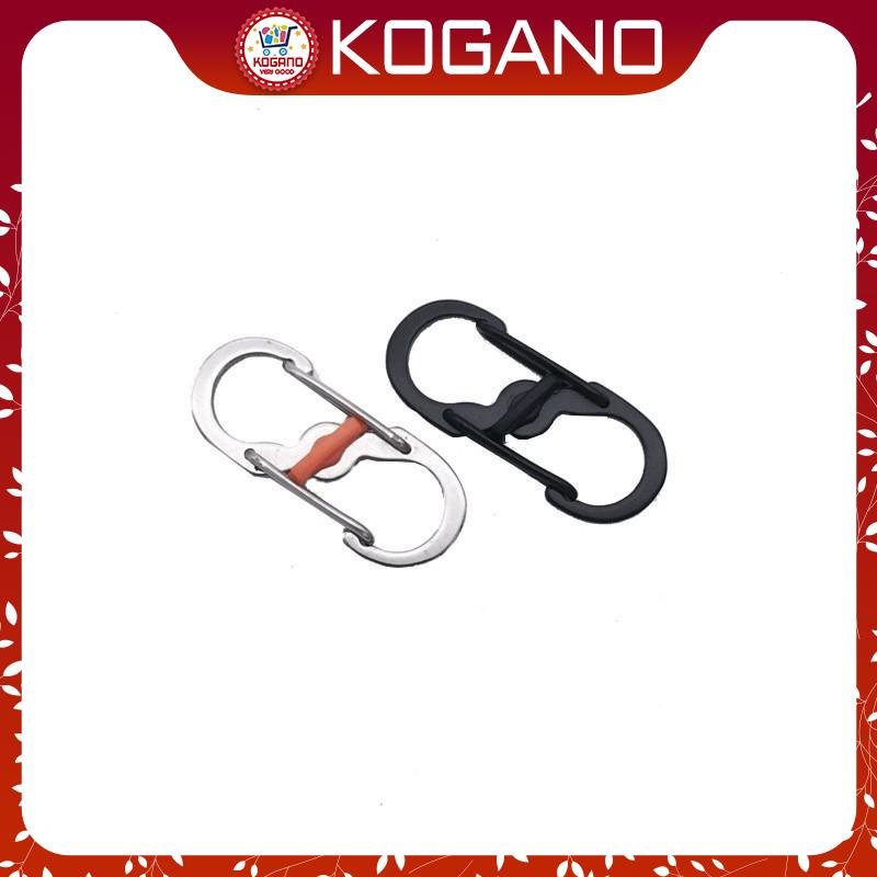 Móc khóa EDC KOGANO móc treo chìa khóa carabiner treo balo du lịch có chốt khoá xoay tiện dụng HK-001209