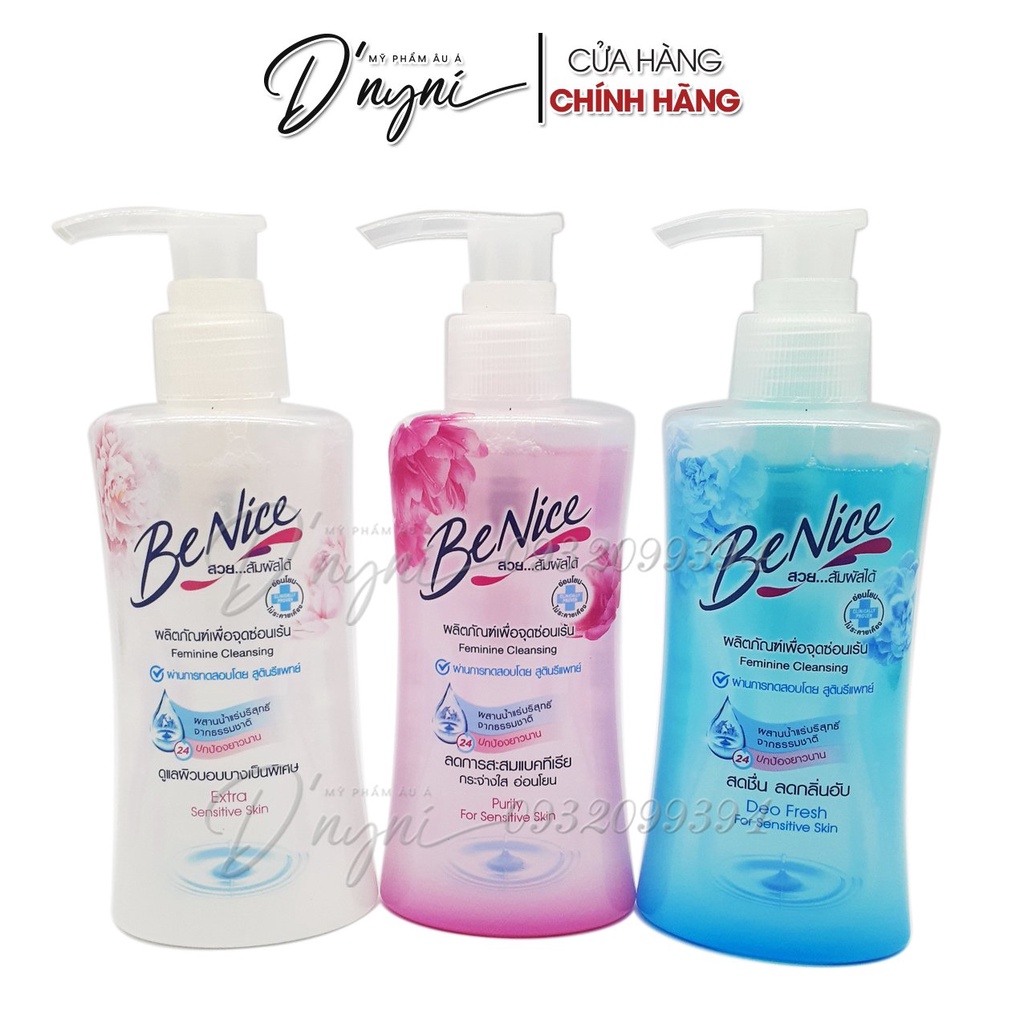 Dung dịch vệ sinh phụ nữ Be Nice Thái Lan 150ml