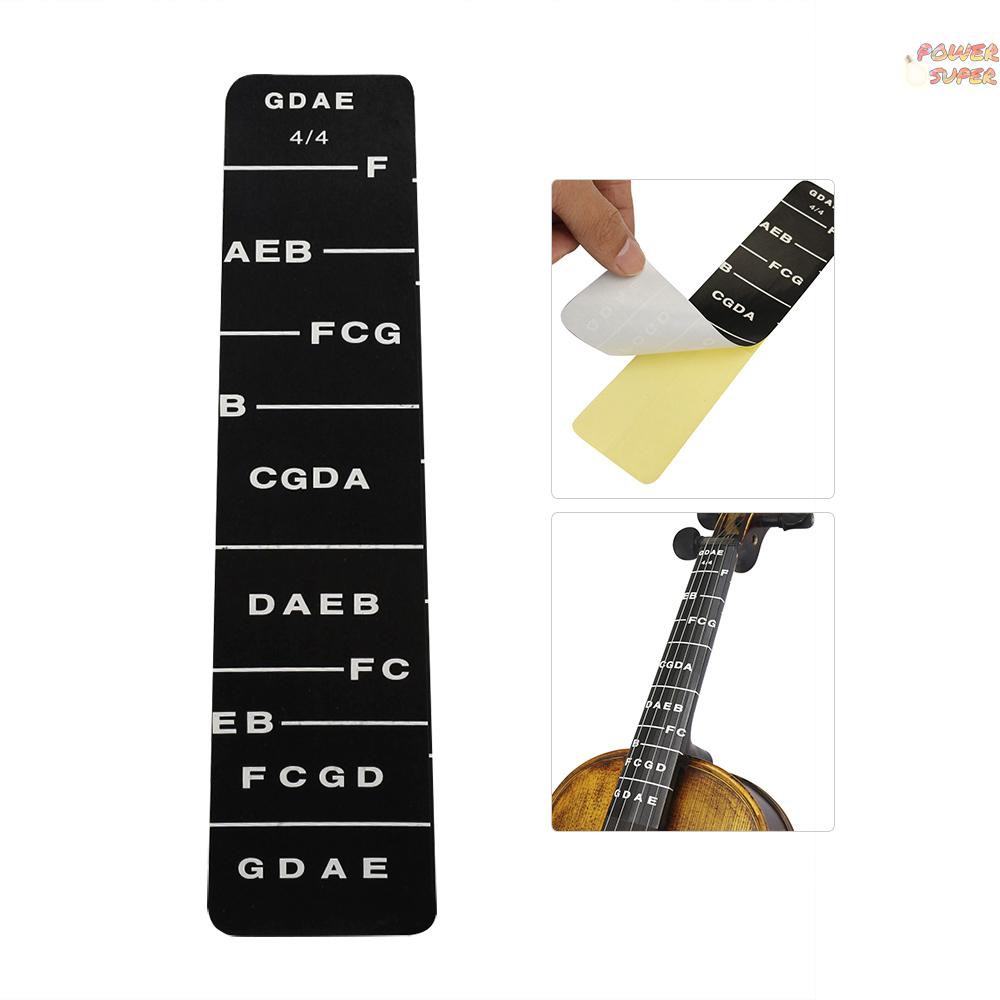 Sticker dán Fretboard có đánh dấu vị trí nốt nhạc độc đáo tiện dụng cho đàn Violin 4/4