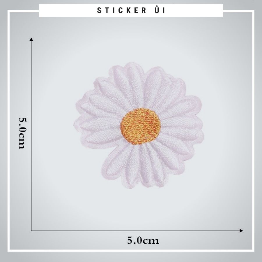 Sticker ủi áo Cao cấp - CÓ SẴN KEO ỦI - sticker vải dùng làm miếng vá áo, phụ kiện trang trí quần áo, balo, giày, nón