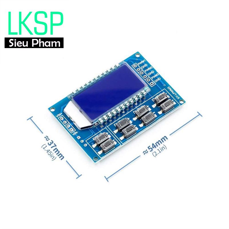 Module Phát Xung PWM 3 Kênh Hiển Thị LCD