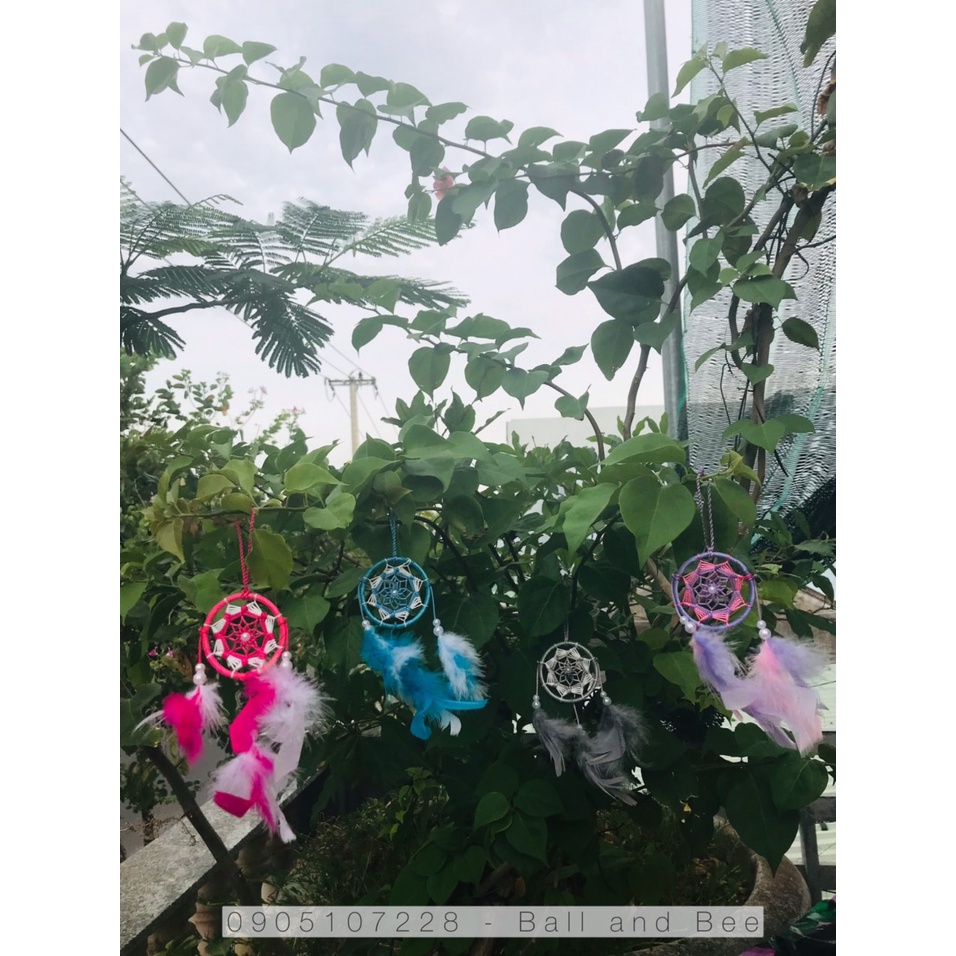 Vòng Dreamcatcher Đan Thủ Công Nhiều Màu Sắc - Trang Trí Phòng Và Làm Quà Tặng Kỉ Niệm Ý Nghĩa
