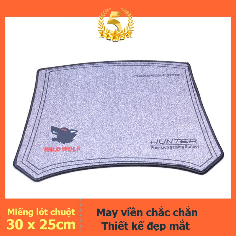 Miếng lót chuột 30*25 cm may viền, chất liệu cao su, không thấm nước