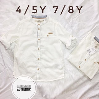 Áo sơ mi cổ trụ hm auth
