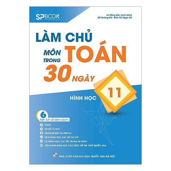 Sách - Combo Làm chủ môn Toán trong 30 ngày lớp 11 (3 cuốn)