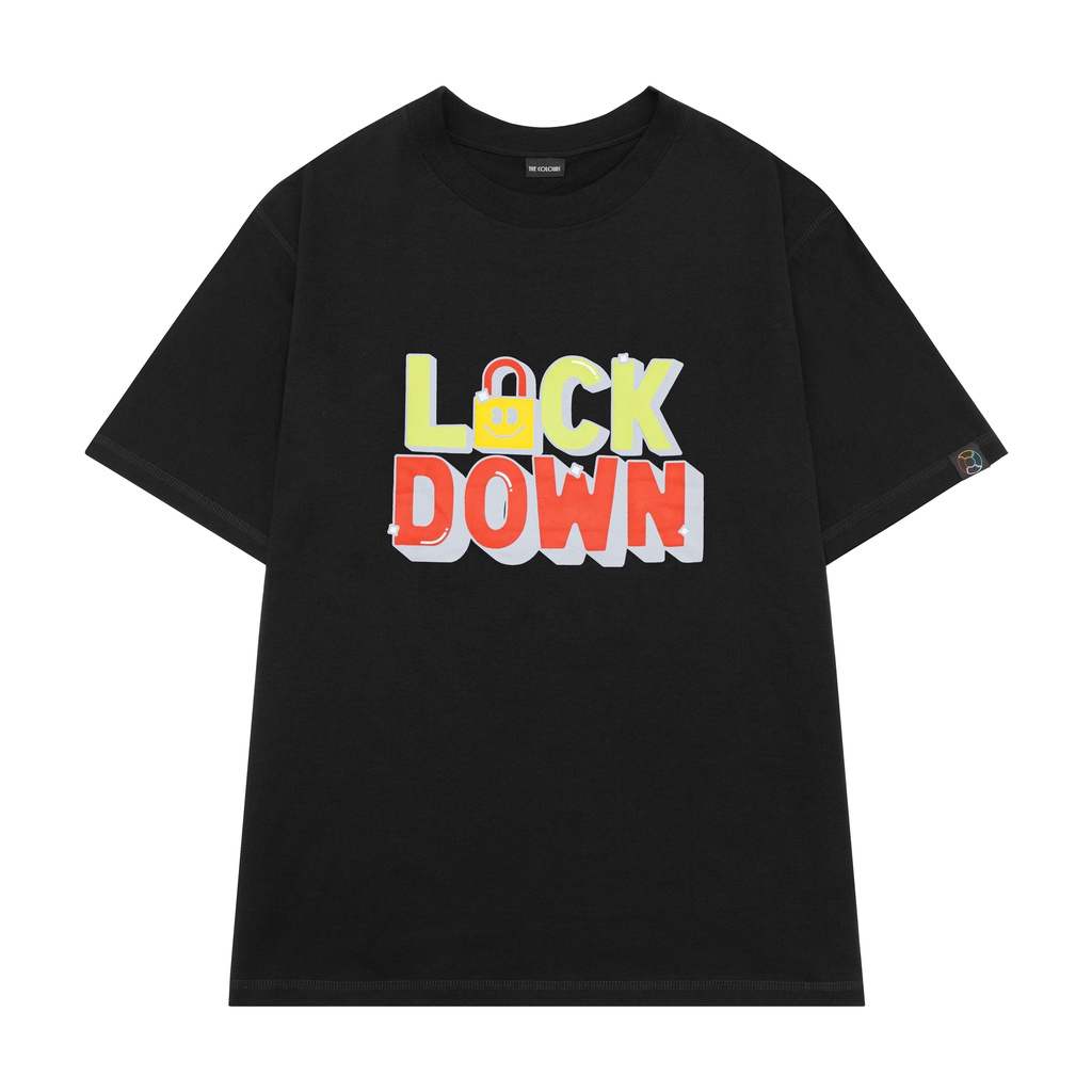 Áo thun nam nữ LOCKDOWN local,phom Unisex The Colours, cotton 2c cực thoáng mát,thoải mái,năng động
