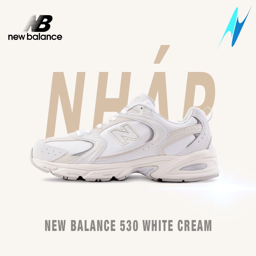 Giày New Balance 530 White Ivory MR530SH chính hãng