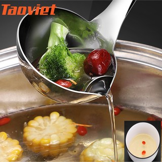 Muôi múc canh Inox vá tách dầu Inox 304 FlyHorse cao cấp - Taoviet