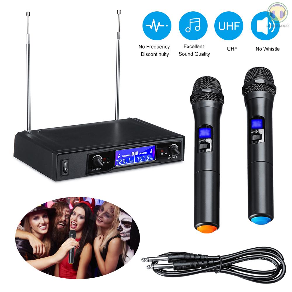 Bộ Micro Hát Karaoke Không Dây 2 Chế Độ Kèm Phụ Kiện