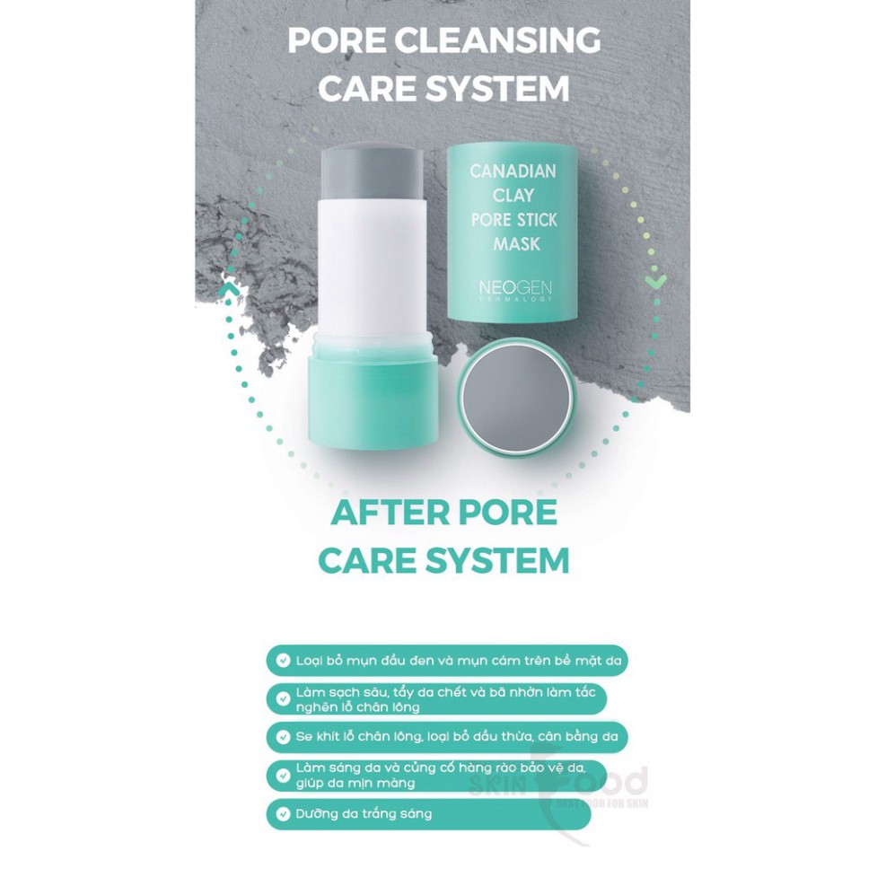 Thanh Lăn Mụn Đậu Đen Se Khít Lỗ Chân Lông Neogen Pore Cleansing Care System | BigBuy360 - bigbuy360.vn