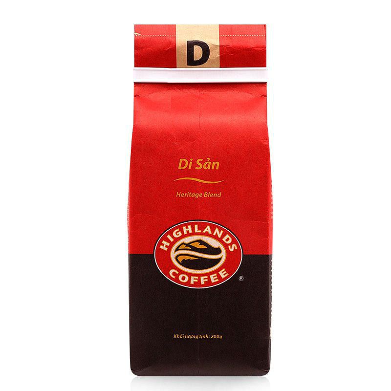 Cà phê Rang Xay Di Sản Highlands Coffee 200G