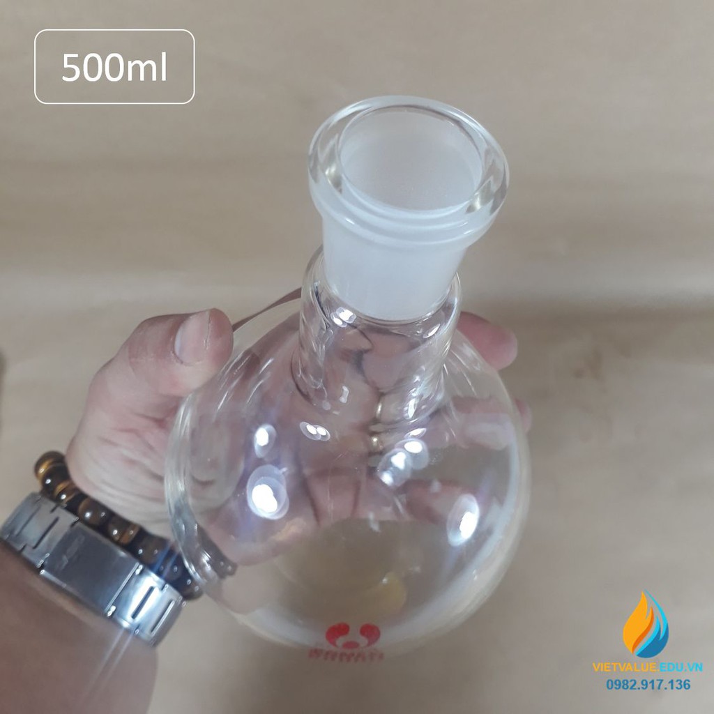 Bộ chưng cất tinh dầu nặng hơn nước dung tích 500ml, bộ Soxhlet 500ml
