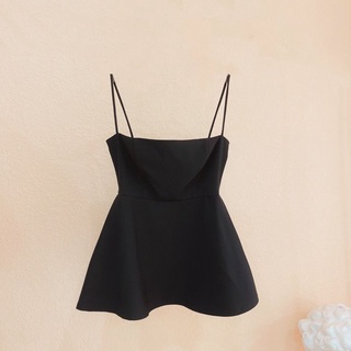 Áo Peplum Hai Dây Đơn Giản