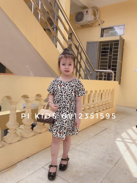 Xả lỗ Váy da báo ZaZa kids