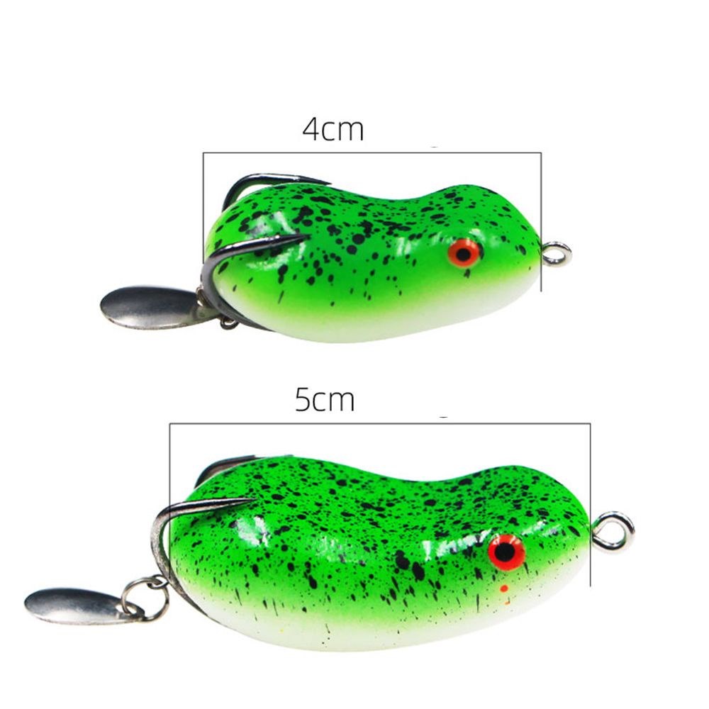 Mồi câu cá giả hình ếch/ thỏ mềm dẻo 4CM 5CM