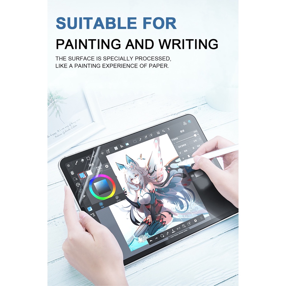 Màng Bảo Vệ Màn Hình Máy Tính Bảng Cho Ipad Pro 11 12.9 2021 Air5 2022 5th 6th Gen 9.7 7th 8th 9th 10.2 Air3 10.5 Mini5 Air4 4th 10.9 2020 2018