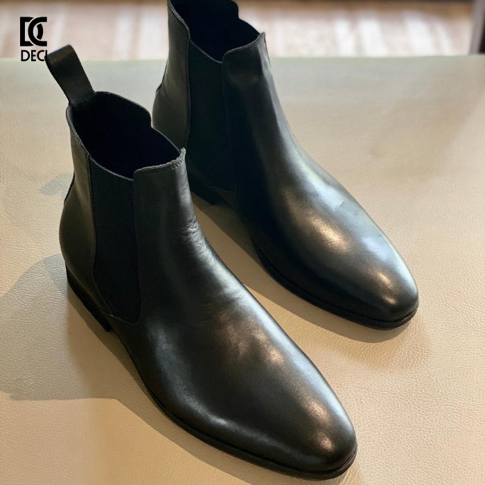 [Mã LTNP200 giảm 200K đơn 699K] Giày chelsea boot DECI bốt da bò 100%