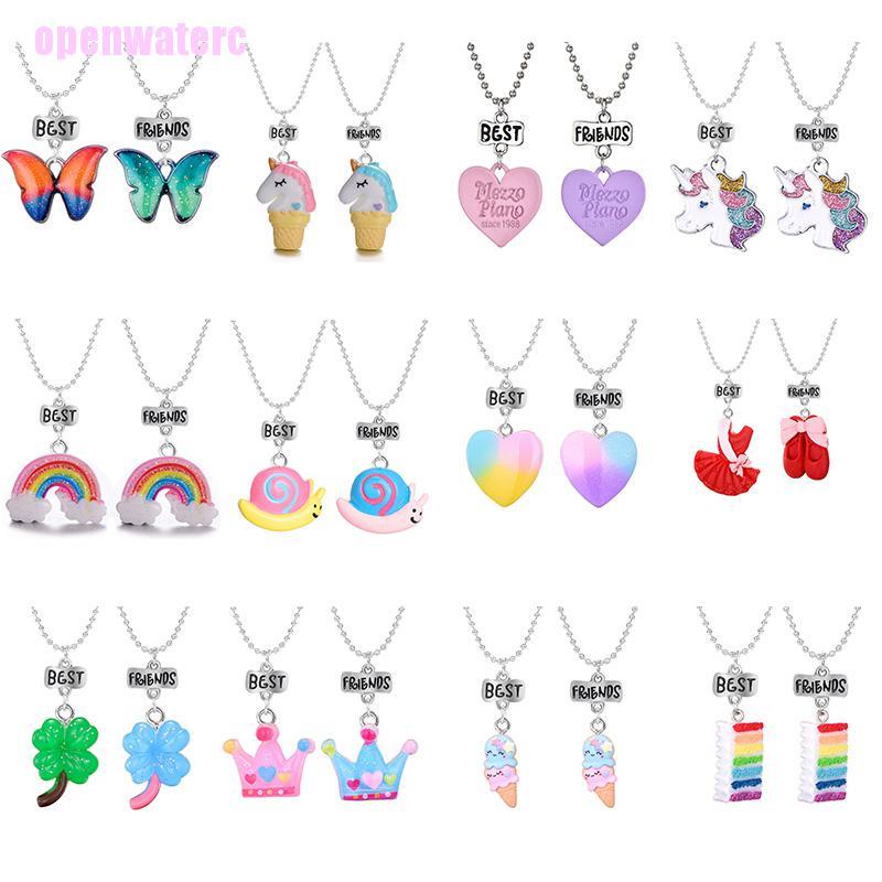 Vòng cổ Tình Bạn Mặt Khắc Chữ Best Friends 2021 BFF