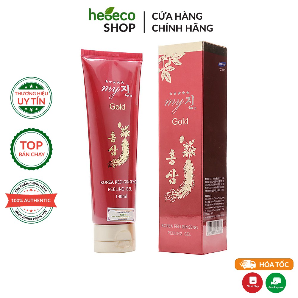 TẨY DA CHẾT DƯỠNG ẨM VÀ TRẺ HÓA DA KOREA RED GINSENG PEELING GEL MY GOLD 130ML - HÀN QUỐC CHÍNH HÃNG