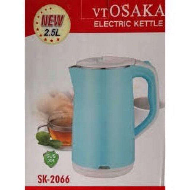 Ấm đun sôi siêu tốc 2,5lít hàng chính hãng VT Osaka