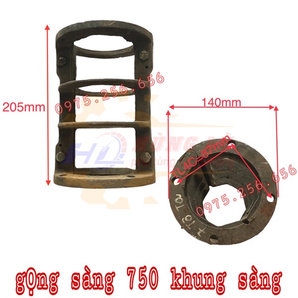 gọng sàng 750 khung sàng phụ tùng máy nghiền sát phụ tùng máy nông nghiệp phụ tùng Hùng Lỳ
