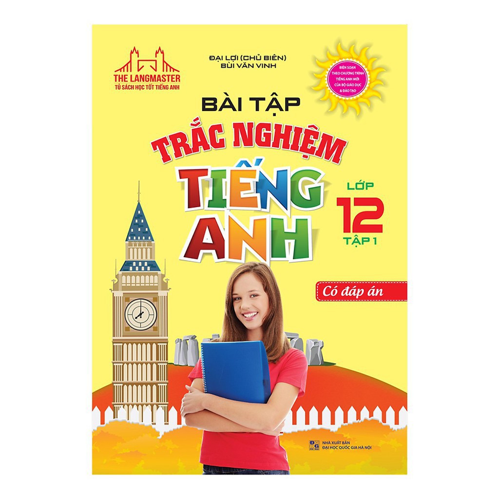 Sách - Bài tập trắc nghiệm tiếng Anh lớp 12 tập 1-Có đáp án