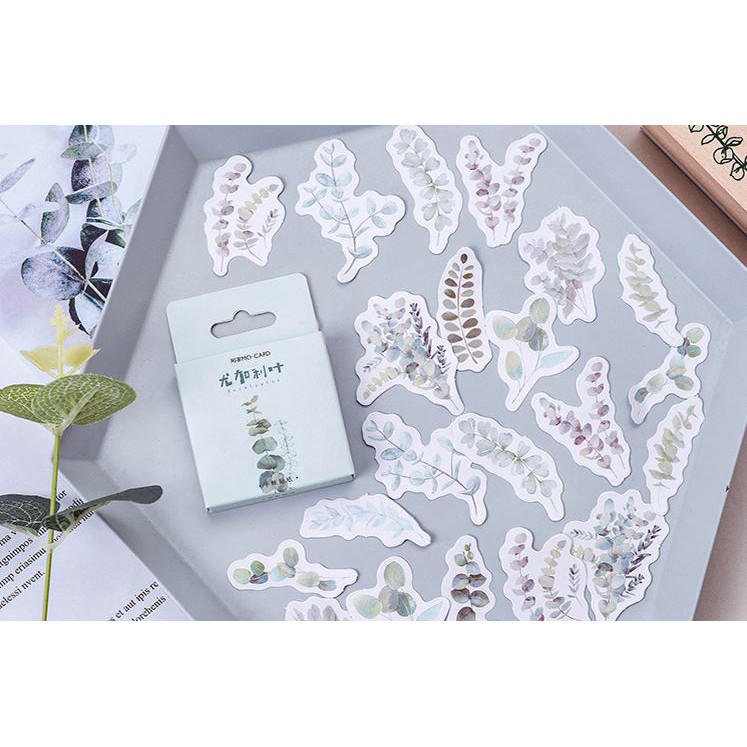 Bộ 46 Sticker Hoa Tuyết E118