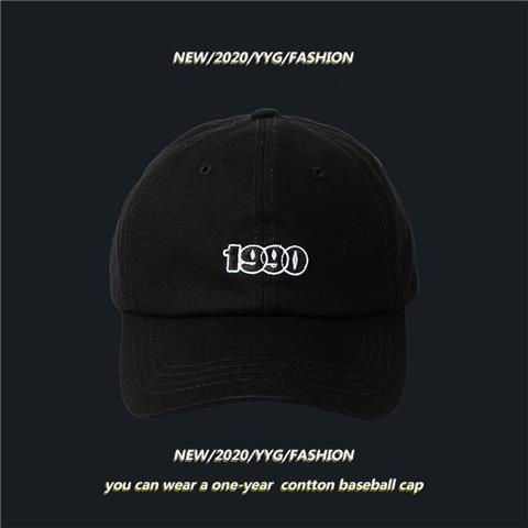Mũ Lưỡi Trai Thêu Chữ 1990 Phong Cách Hàn Quốc