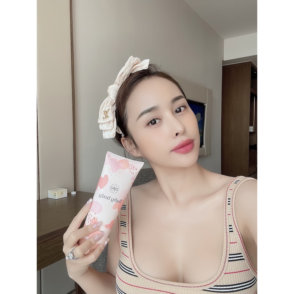 Kem Body Dưỡng Trắng Da Dưỡng Ẩm Toàn Thân Baby Body Zuyu 250ml