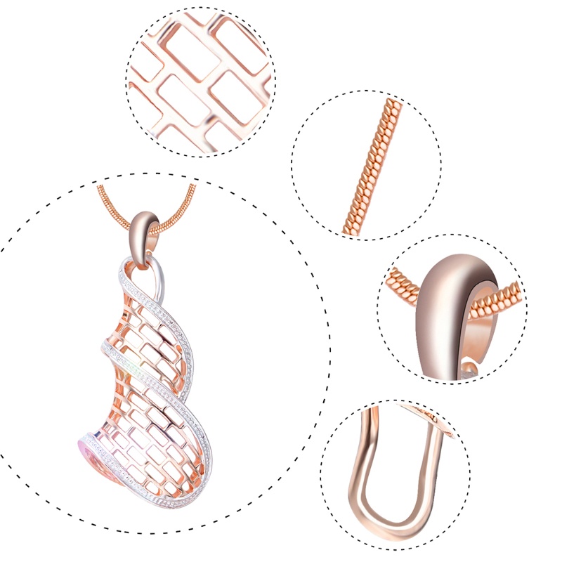 1 Bộ Vòng cổ Và Bông Tai Thời Trang Cho Cô Dâu