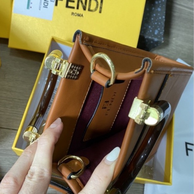 Túi tote mini FENN quai xách hàng chuẩn có sẵn